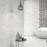 Agora White Decorative Tiles