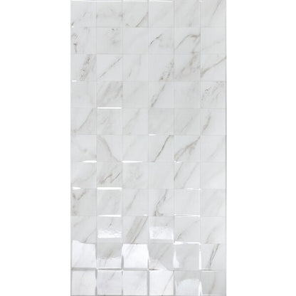 Agora White Patterned Tiles