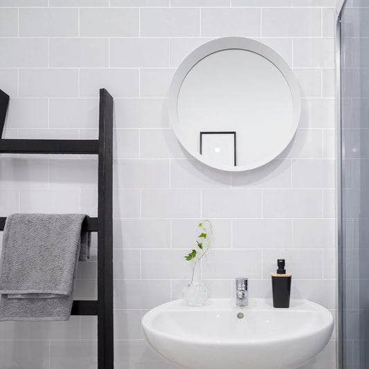 Alba White Subway Tiles - Room Setting