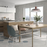 Alpha Pale Grey Rectangle Tiles - Room Setting