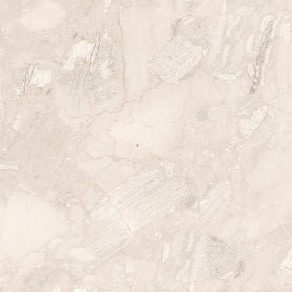 Antique Cream Marble Floor Tiles - Gloss, Porcelain, Rectified