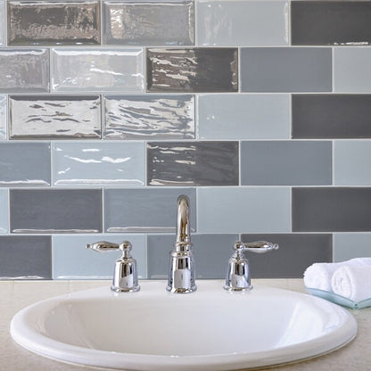 Artisan Grey Brick Kitchen and Bathroom Tiles
