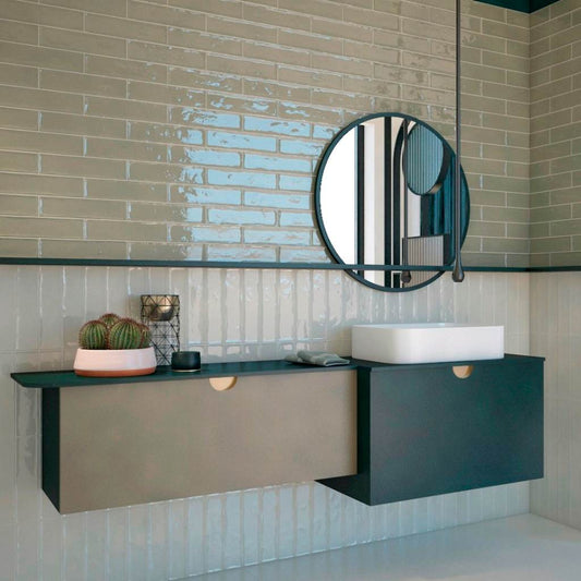 Artistic Olive Green Tiles
