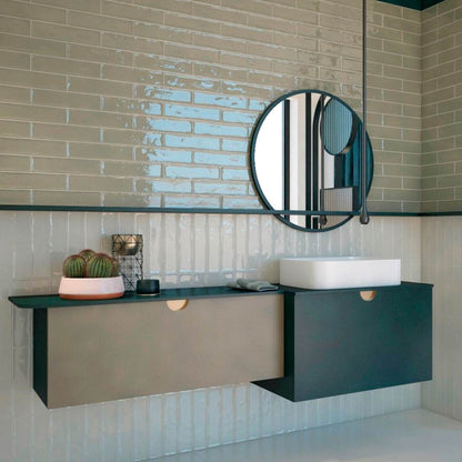 Artistic Olive Green Tiles
