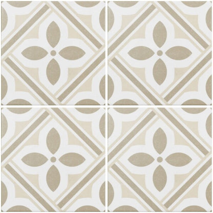 Atenea Beige Pattern Tiles - Matt