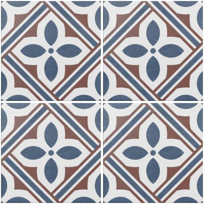 Atenea Blue and White Floor Tiles