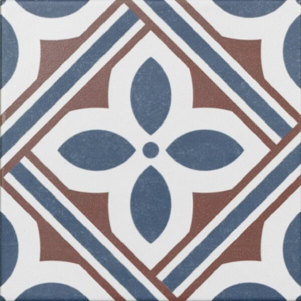 Atenea Blue and White Floor Tiles