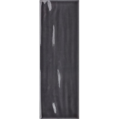 Avila Metro Black Brick Tiles - Flat Gloss Tiles
