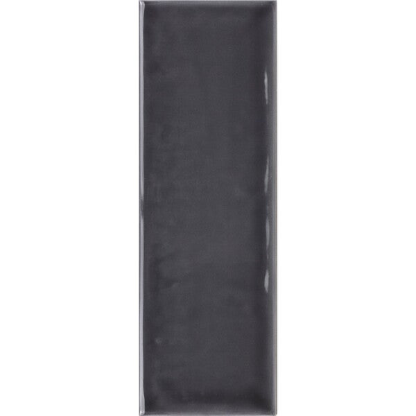Avila Metro Black Brick Tiles - Flat Gloss Tiles