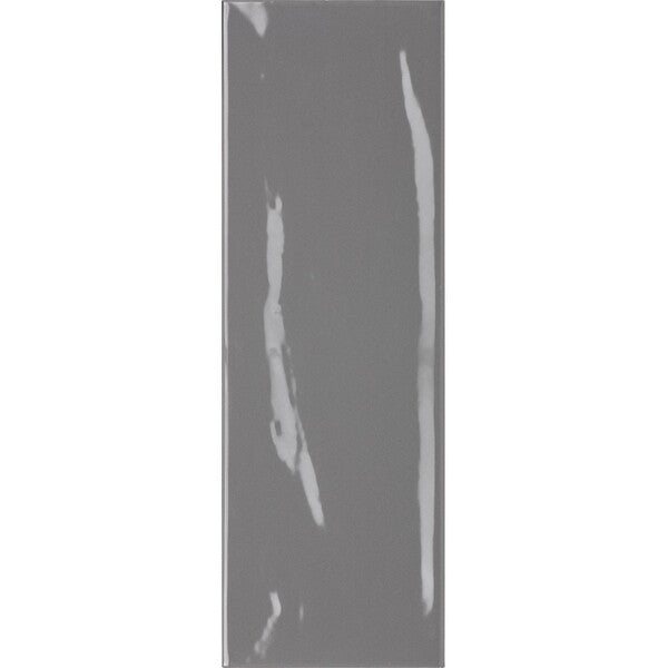 Cut Sample: Avila Flat Grey Metro Tiles
