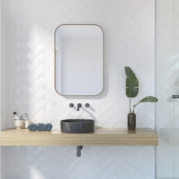 Avila Flat White Metro Tiles