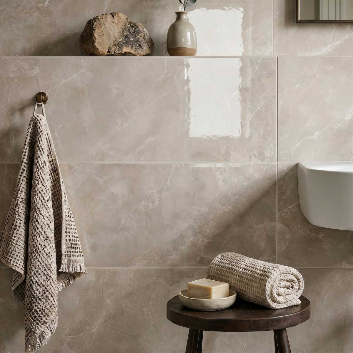 Buckingham Taupe Ceramic Wall Tiles