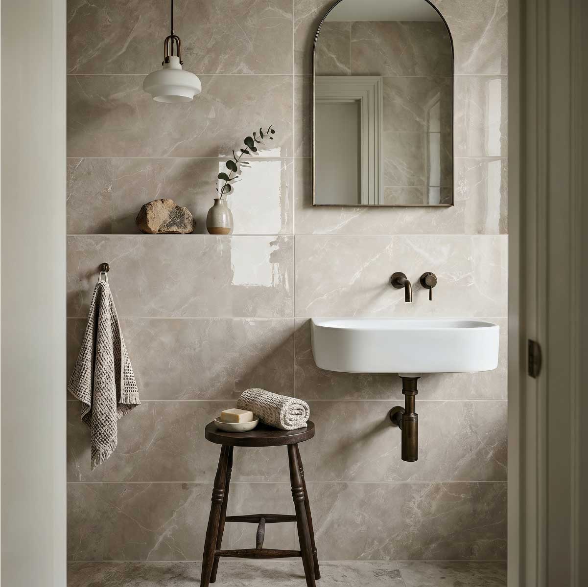 Buckingham Taupe Ceramic Wall Tiles