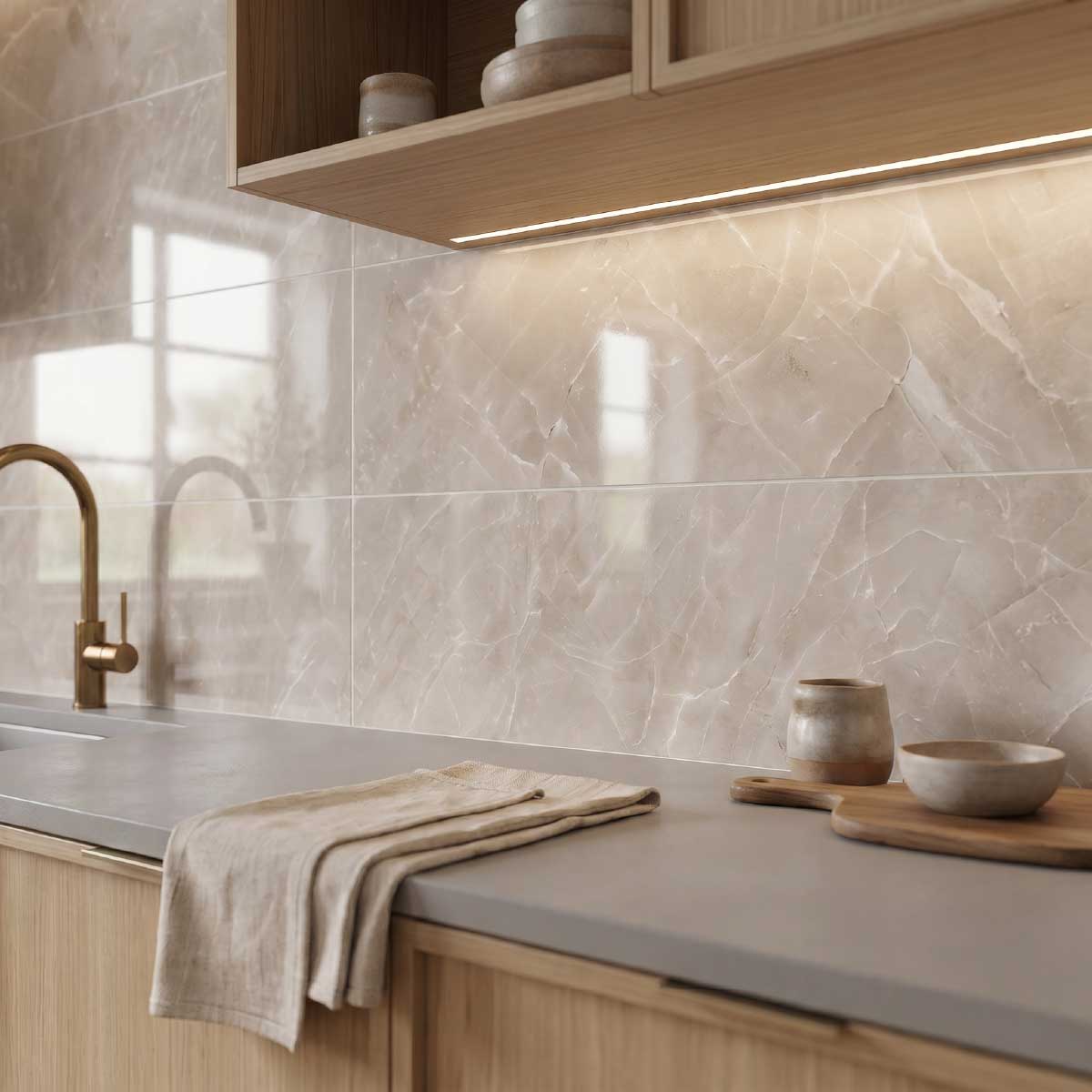 Buckingham Taupe Ceramic Wall Tiles