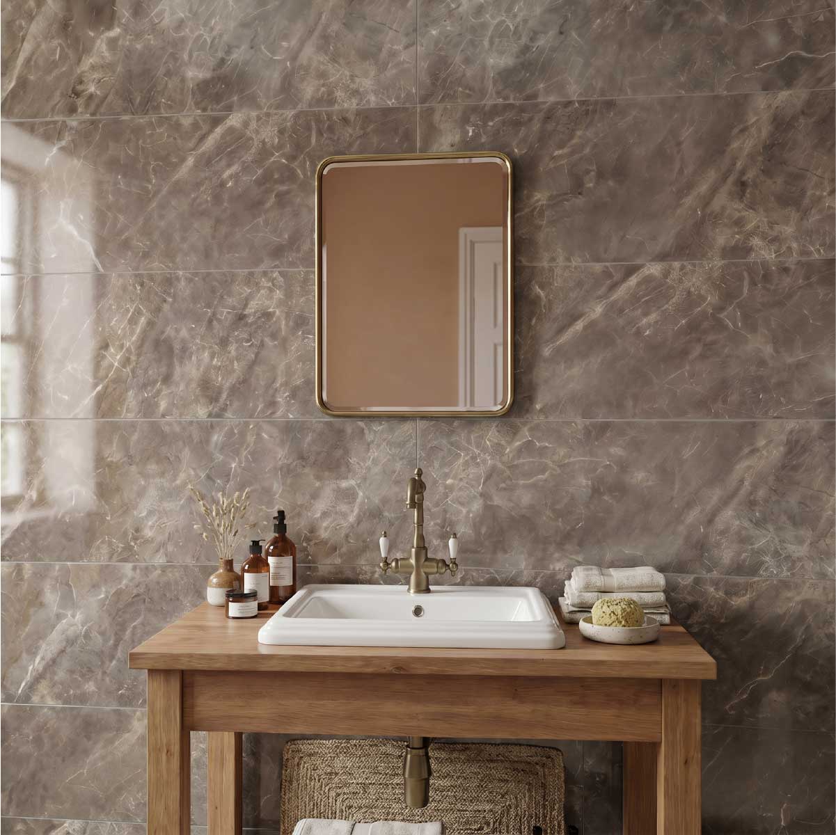Buckingham Brown Ceramic Wall Tiles