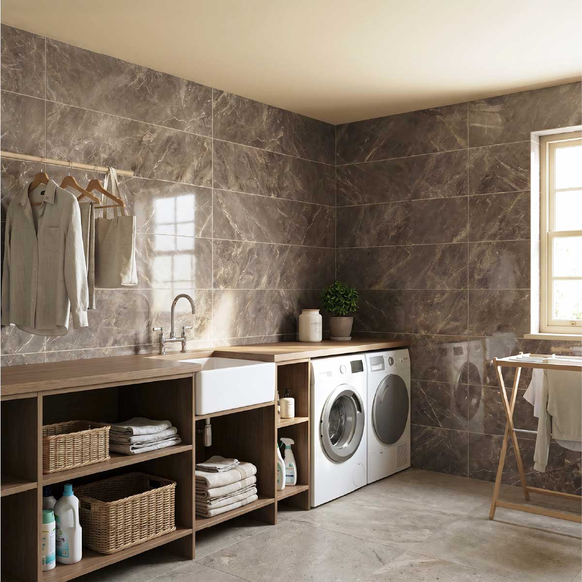 Buckingham Brown Ceramic Wall Tiles