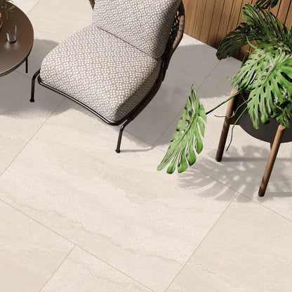 Bejin Beige Porcelain Garden Tiles 60x90