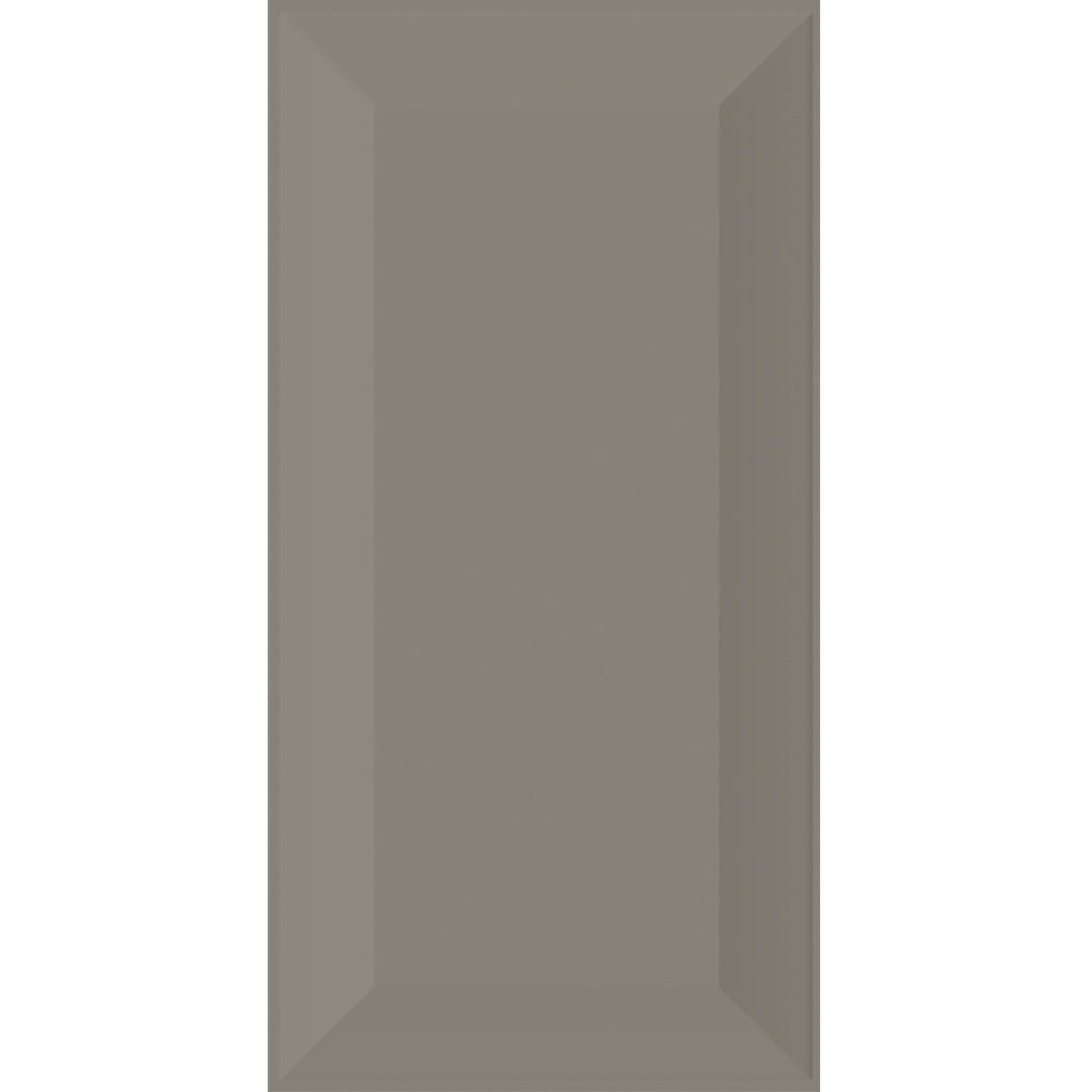 Mini Metro Bevelled Tiles - Smoke Grey, Gloss 