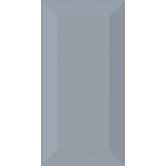 Bevelled Mini Tiles - Grey S Gloss