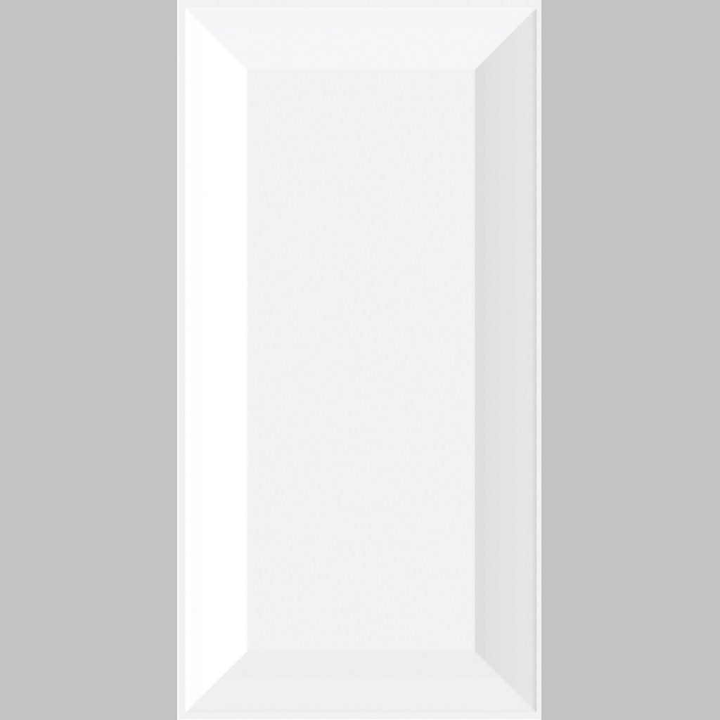 Bevelled Mini White Gloss Metro Tiles