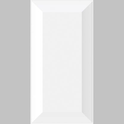 Bevelled Mini White Gloss Metro Tiles