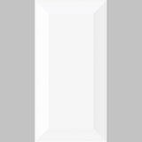 Bevelled Mini White Matt Metro Tiles