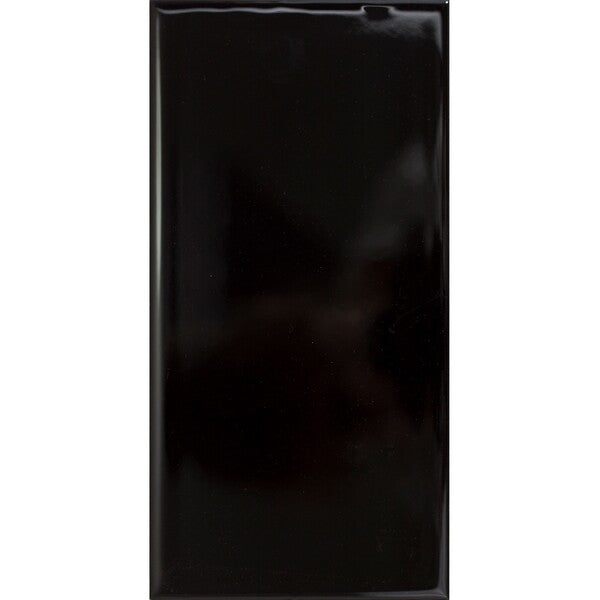 Mini Small Metro Tiles – Black, Gloss Tiles