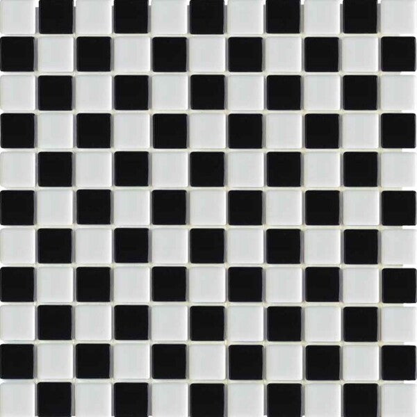 Black and White Mosaic Tiles