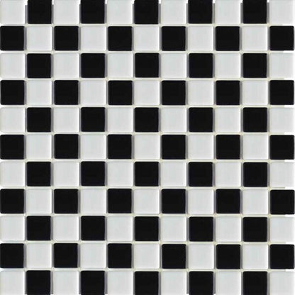 Black and White Mosaic Tiles
