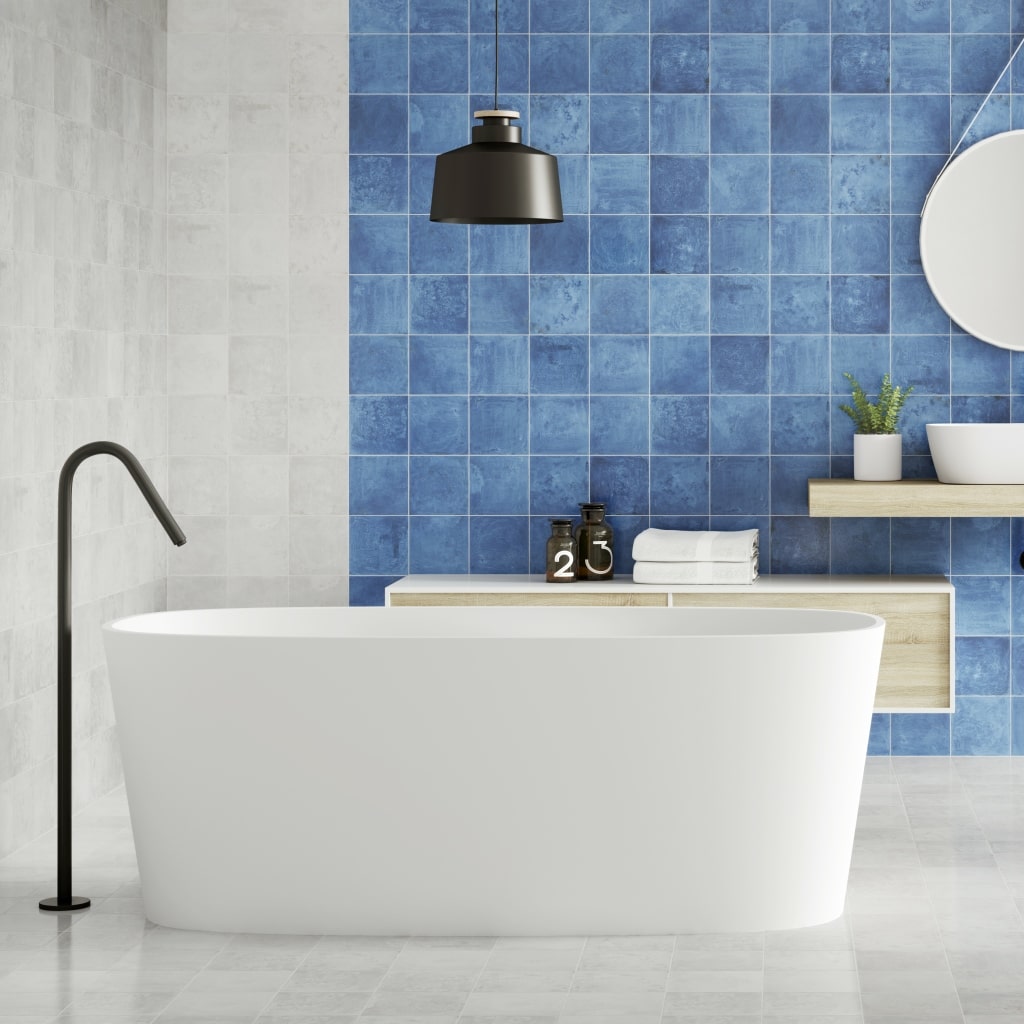 Blue Zellige Tiles - Room Setting 1