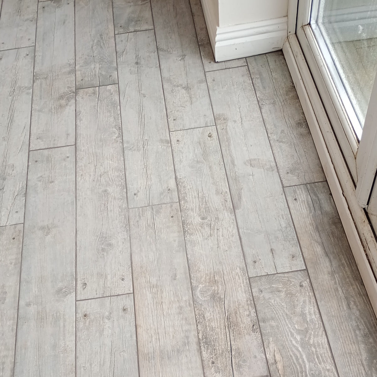 Bois Porcelain Grey Wood Tiles - Matt