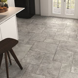 Cut Sample: Brittany Grey Modular Floor Tiles