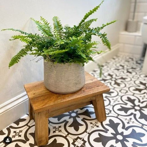 Boulevard Black and White Ceramic Floor Tiles
