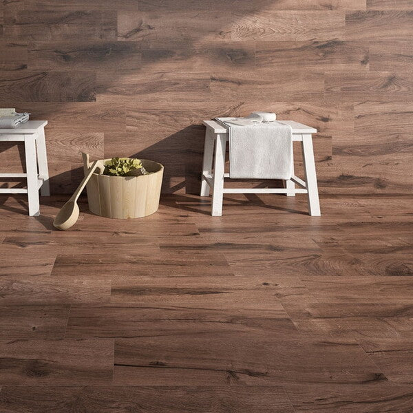 Cut Sample: Bricola Oak Wood Effect Floor Tiles