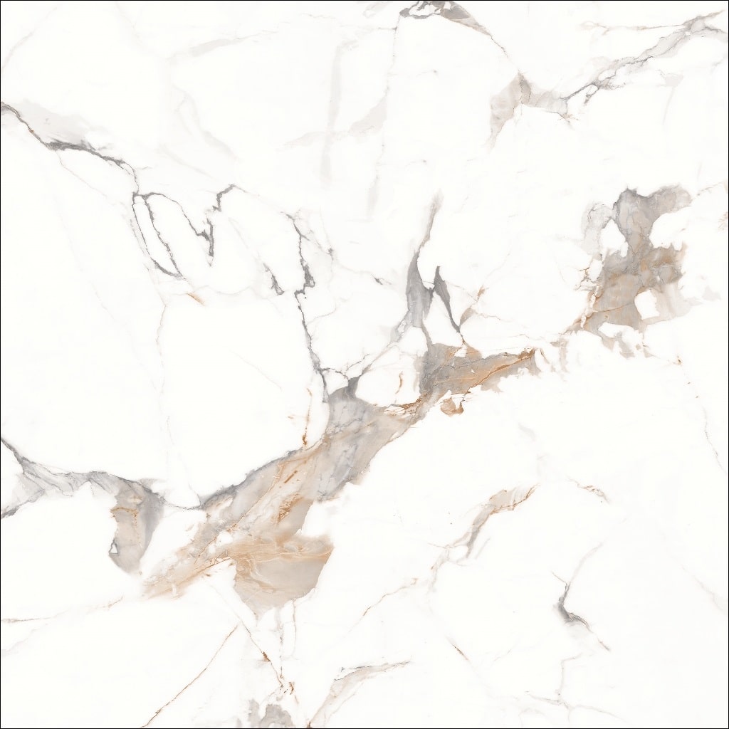 Brilliant Carrara White Grey Marble Tiles - Matt