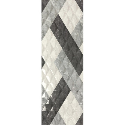 Buckingham Optic Grey Pattern Wall Tiles
