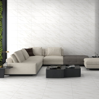 Calacatta Bianco Marble Floor and Wall Tiles
