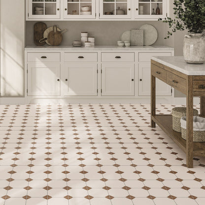 Canterbury Terracotta Octagon Tiles