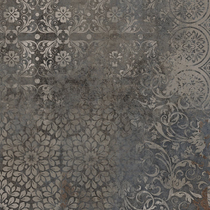 Carpet Blue Distressed Tiles