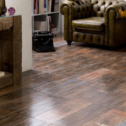 Castle Rustic Wood Effect Floor Tiles