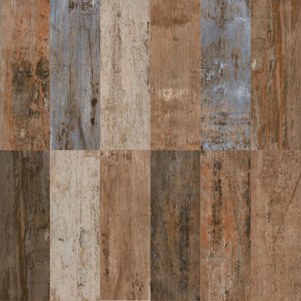 Castle Rustic Wood Effect Floor Tiles