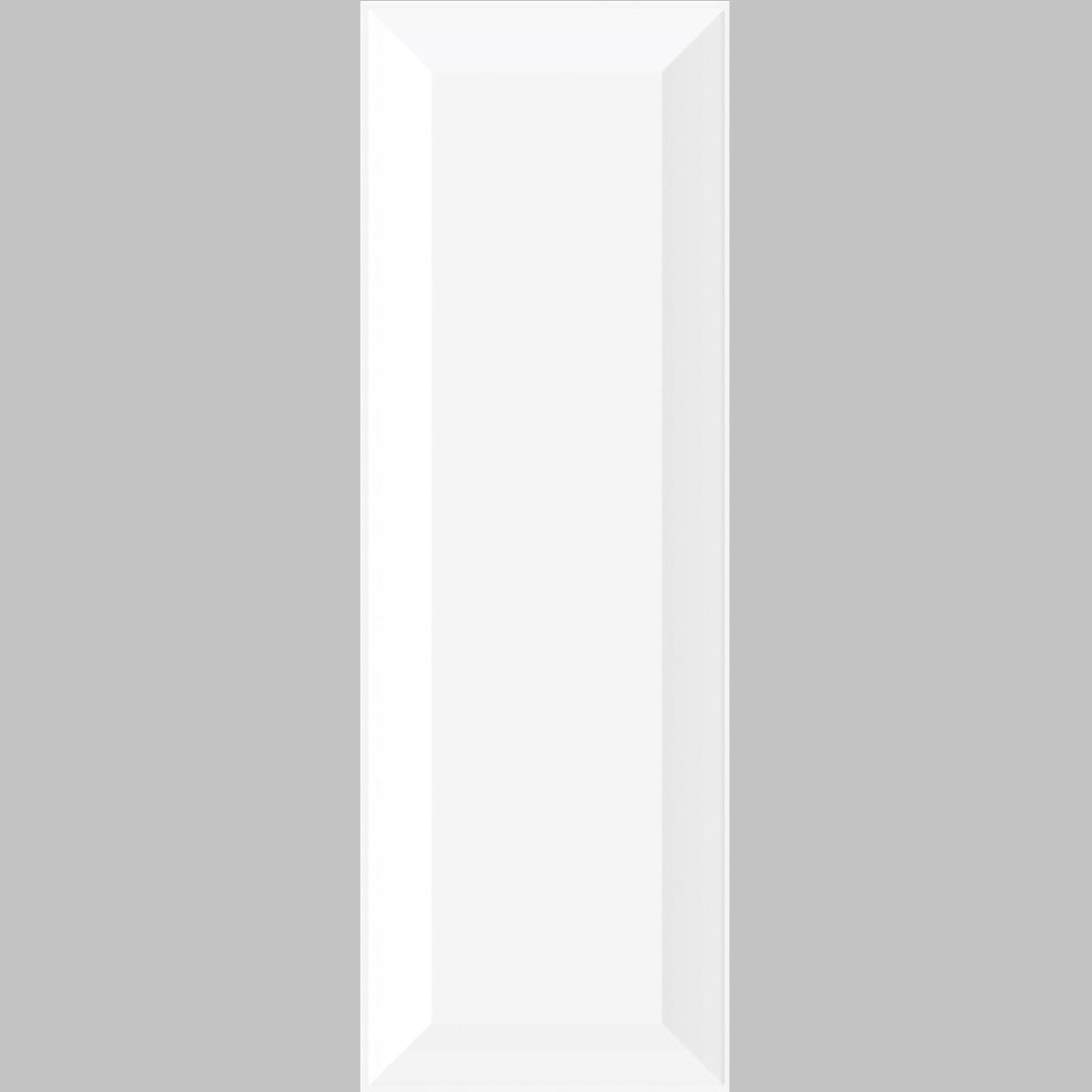 Classic White Bevelled Tiles - Gloss