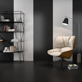 Cut Sample: Cromatic Black Porcelain Floor Tiles - Matt
