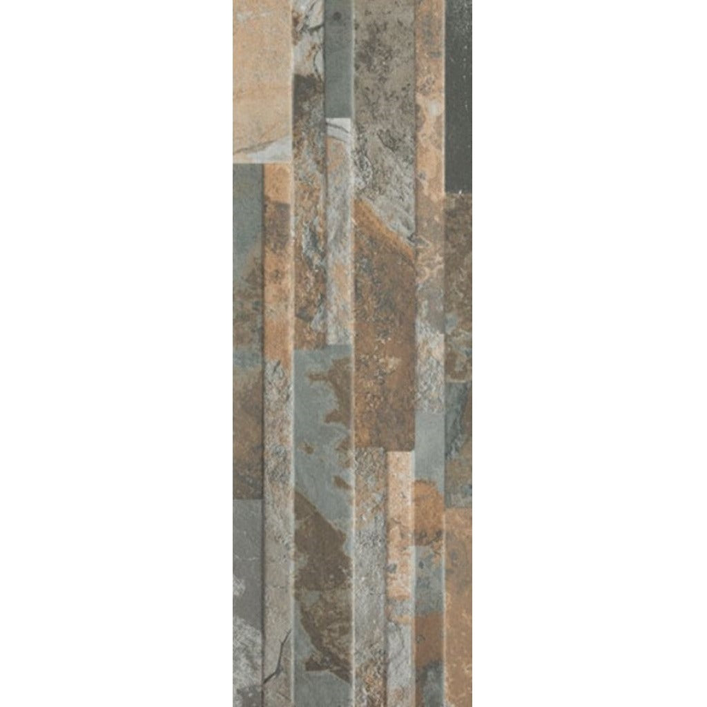 Cross Magma Porcelain Split Face Tiles