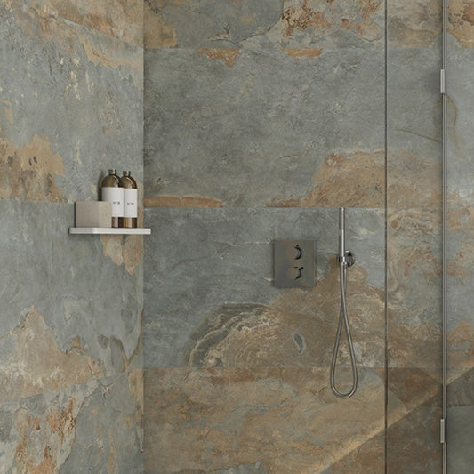 Cumbria Light Grey Slate Effect Tiles