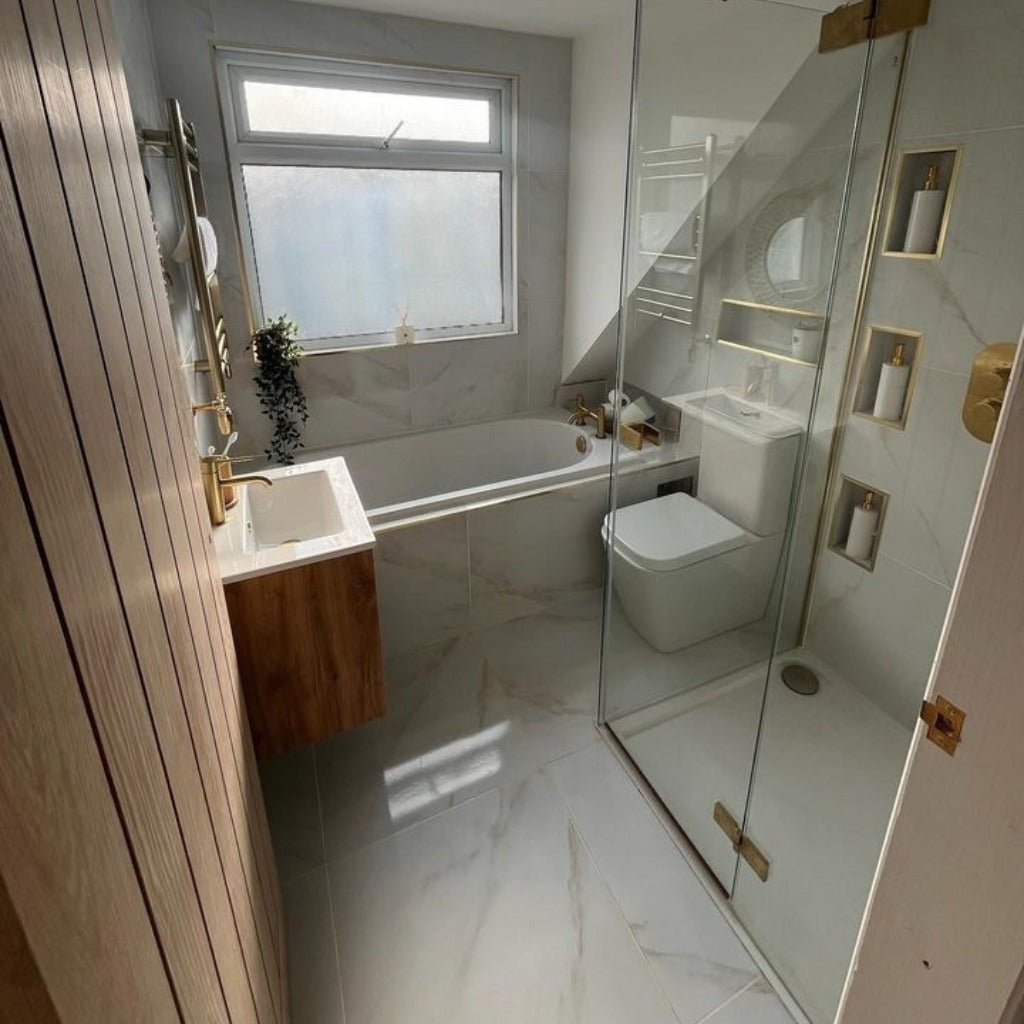 Miami Matt Marble Tiles - Natural Vein, Porcelain, Rectified