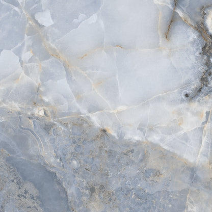 Darwen Blue Gloss Tiles - Marble Effect