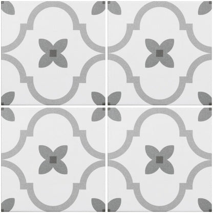 Delfos Vintage Grey Pattern Tiles