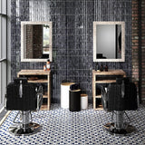 Domino Black Kit Kat Tiles