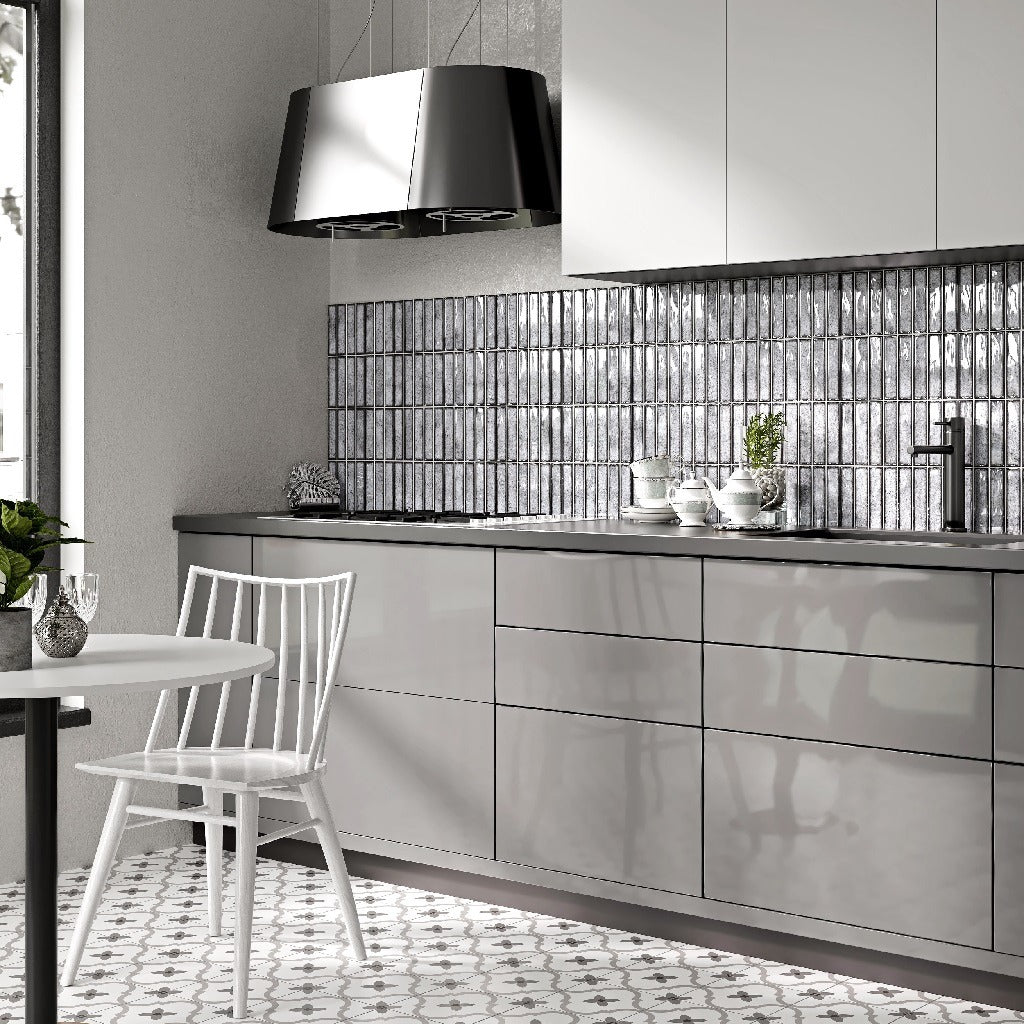 Domino Grey Kit Kat Tiles 
